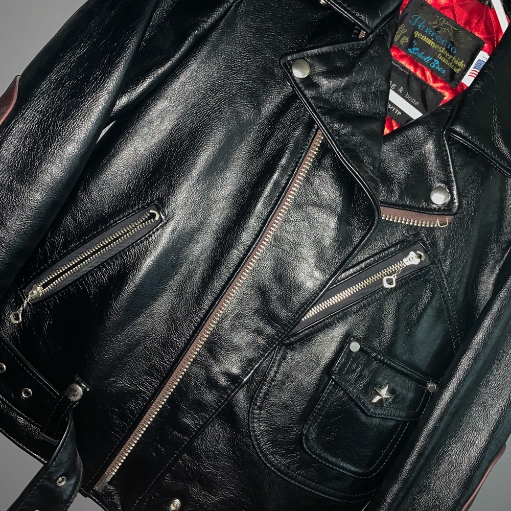 New rag & bone leather jacket - Picture 2 of 6